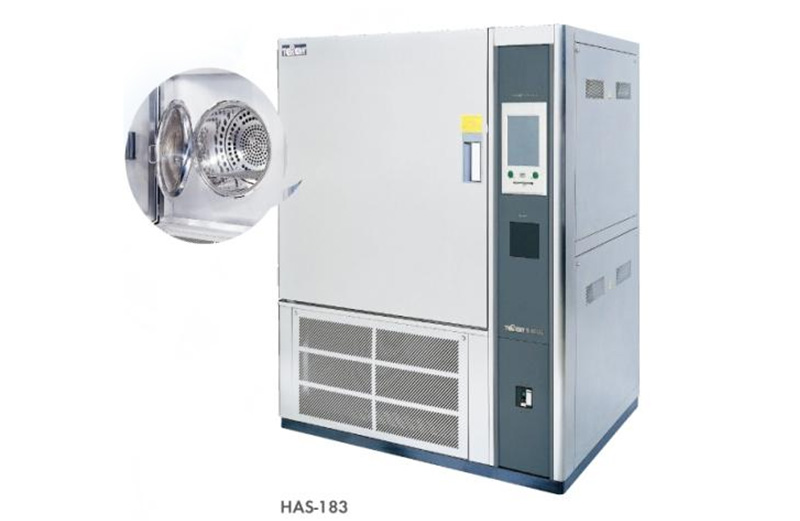 Unsaturated acceleration test chamber